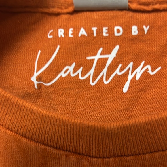 Orange Graphic Tee - Pumpkin Spice Theme - Picture 5 of 6